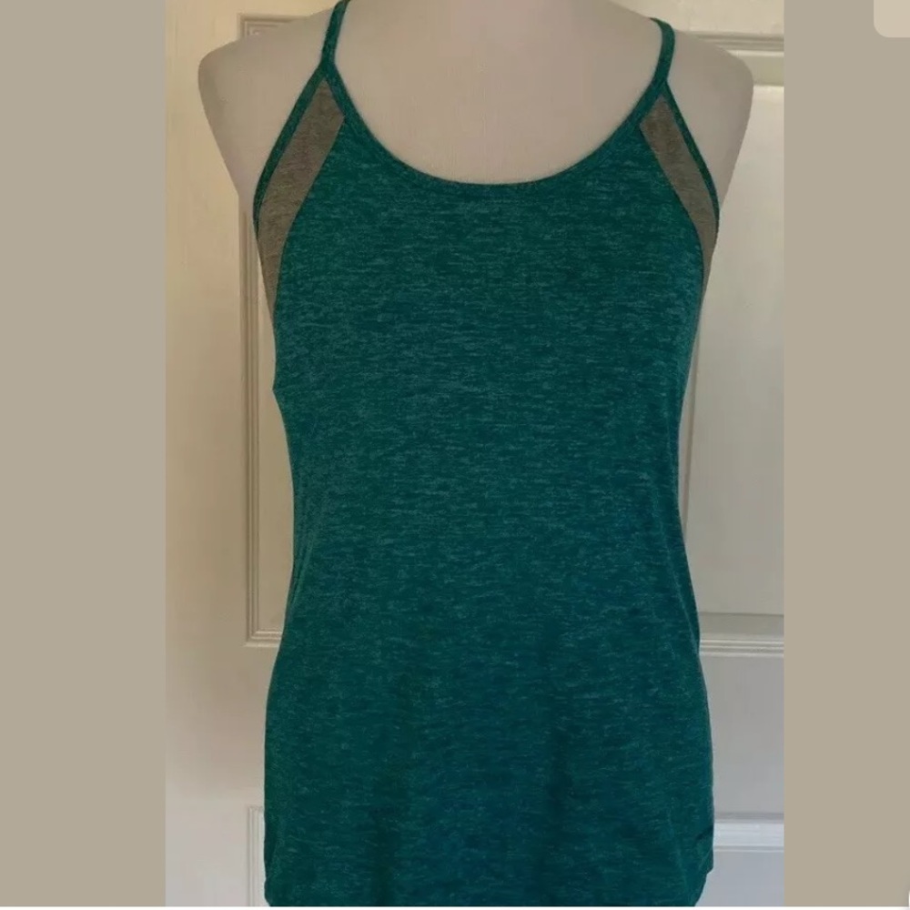 Patagonia Womens Tank Top Teal Gray Size L
